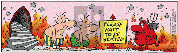 Frank and Ernest on Monday September 20, 2004 Comic Strip