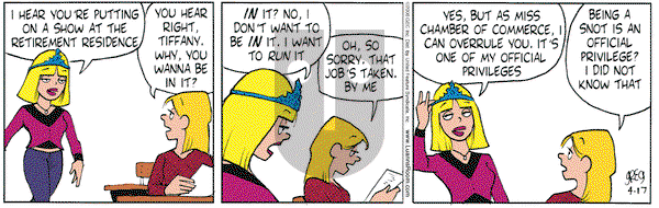 Luann on Monday April 17, 2006 Comic Strip