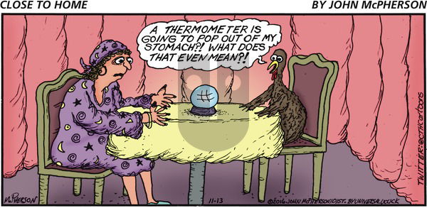Close to Home - Sunday November 13, 2016 Comic Strip