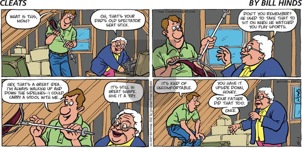 Cleats on Sunday April 1, 2007 Comic Strip