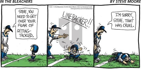 In the Bleachers on Sunday October 23, 2016 Comic Strip