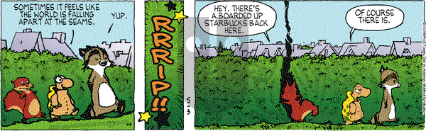 Over the Hedge on Saturday May 3, 2025 Comic Strip