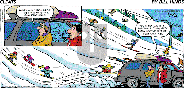 Cleats - Sunday January 7, 2007 Comic Strip