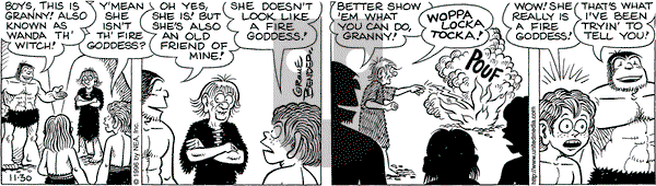 Alley Oop on Saturday November 30, 1996 Comic Strip