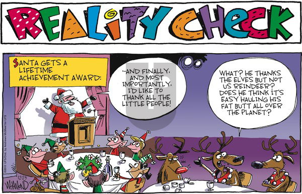 Reality Check on Sunday December 23, 2018 Comic Strip
