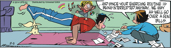 Rose is Rose on Monday February 3, 2014 Comic Strip