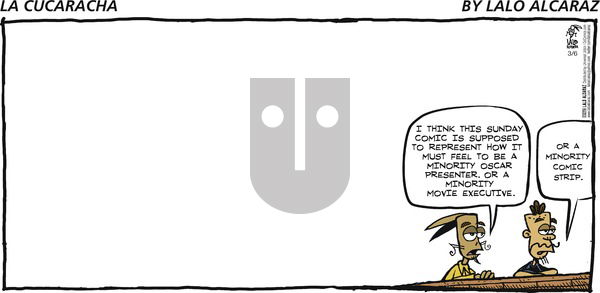 La Cucaracha on Sunday March 6, 2016 Comic Strip
