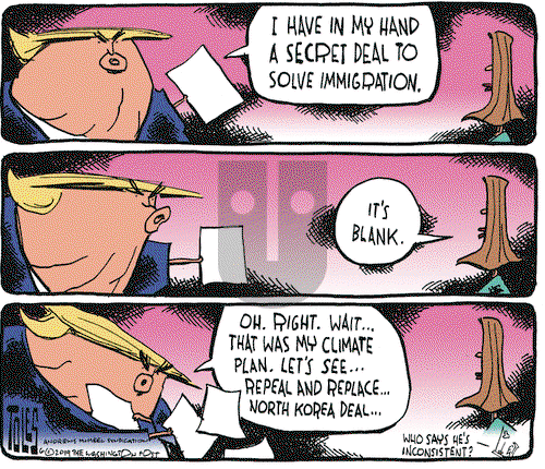 Tom Toles on Thursday June 13, 2019 Comic Strip