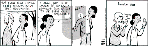 Lucky Cow on Thursday December 13, 2007 Comic Strip