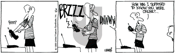 The Buckets on Tuesday July 20, 1999 Comic Strip