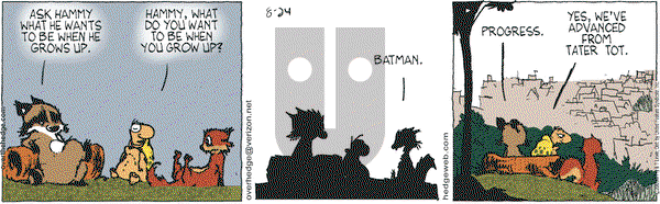 Over the Hedge on Monday August 24, 2009 Comic Strip