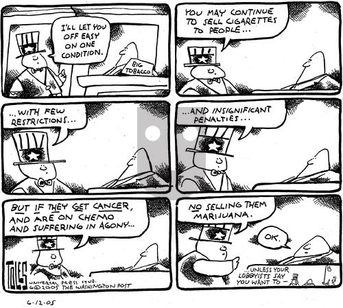 Tom Toles on Sunday June 12, 2005 Comic Strip