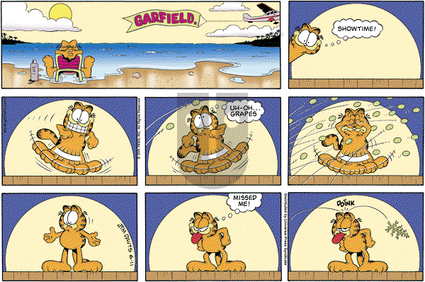 Garfield - Sunday June 11, 2006 Comic Strip