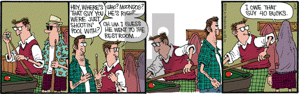 Monty on Saturday March 19, 2011 Comic Strip