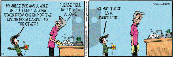 Grand Avenue on Saturday January 3, 2015 Comic Strip