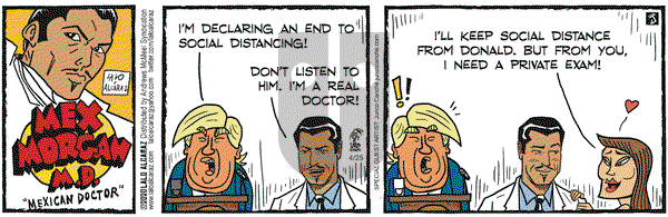La Cucaracha on Saturday April 25, 2020 Comic Strip