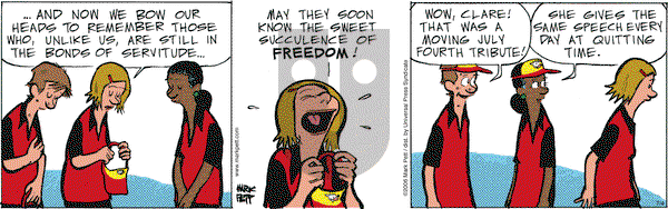 Lucky Cow on Tuesday July 4, 2006 Comic Strip