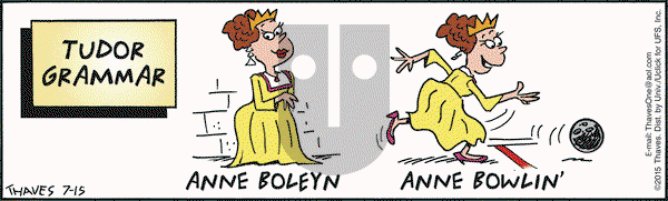 Frank and Ernest on Wednesday July 15, 2015 Comic Strip