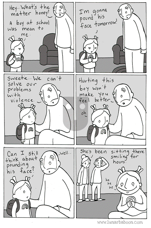 Lunarbaboon on Saturday April 20, 2019 Comic Strip