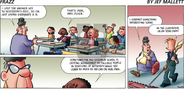 Frazz on Sunday June 2, 2013 Comic Strip