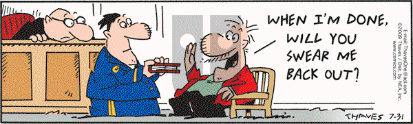 Frank and Ernest - Friday July 31, 2009 Comic Strip