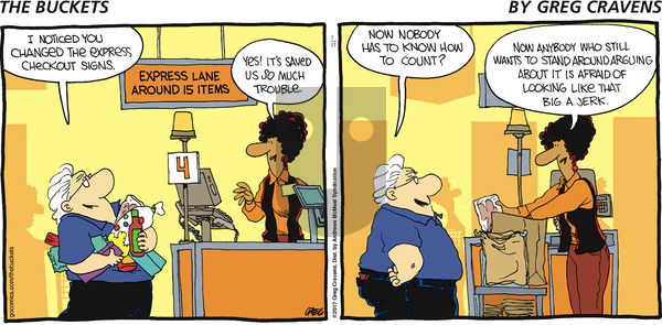 The Buckets on Sunday July 23, 2017 Comic Strip