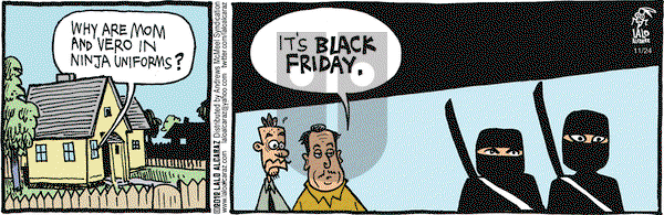 La Cucaracha on Friday November 24, 2017 Comic Strip