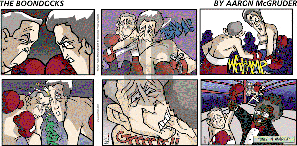 The Boondocks on Sunday April 29, 2012 Comic Strip