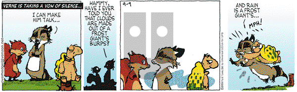 Over the Hedge on Wednesday September 9, 2015 Comic Strip