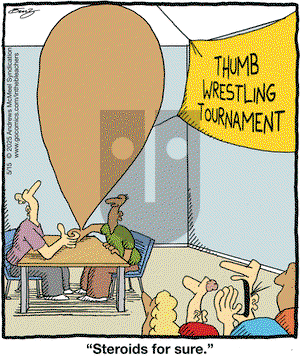 In the Bleachers on Thursday May 15, 2025 Comic Strip