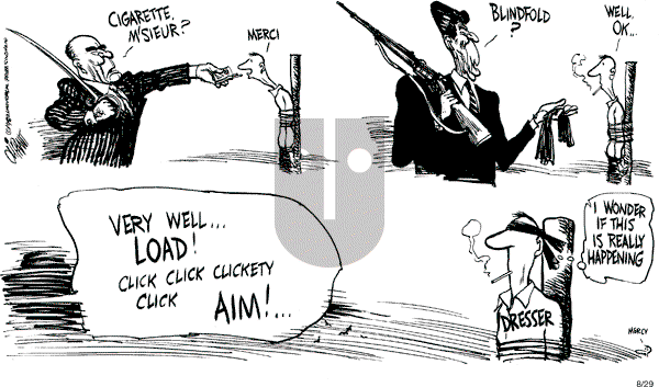 Pat Oliphant - Sunday August 29, 1982 Comic Strip