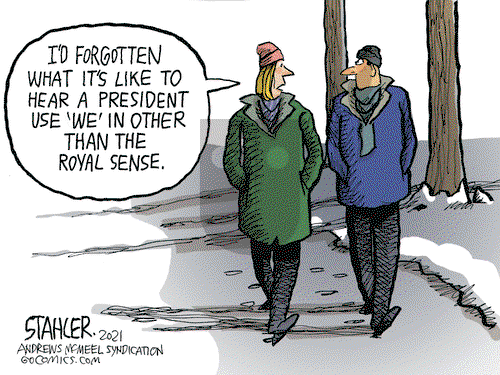 Jeff Stahler on Friday January 22, 2021 Comic Strip
