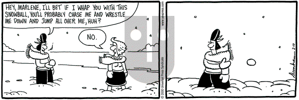 Overboard - Thursday February 10, 2000 Comic Strip