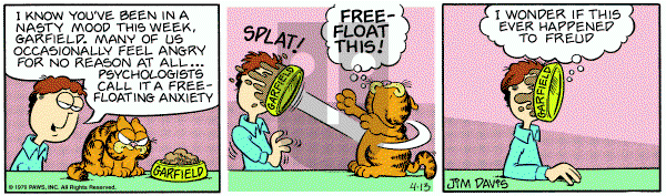 Garfield on Friday April 13, 1979 Comic Strip