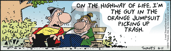 Frank and Ernest on Wednesday June 11, 2014 Comic Strip