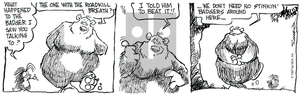 The Grizzwells on Tuesday July 8, 1997 Comic Strip