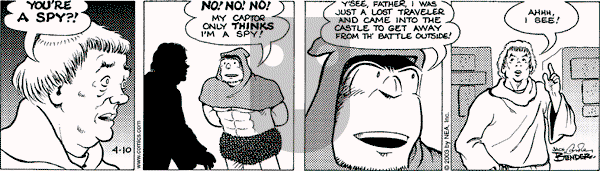 Alley Oop on Thursday April 10, 2003 Comic Strip