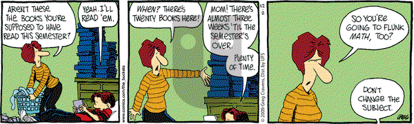 The Buckets on Wednesday December 2, 2009 Comic Strip