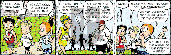 Cleats - Friday July 18, 2003 Comic Strip