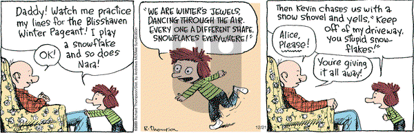 Cul de Sac on Saturday December 21, 2019 Comic Strip