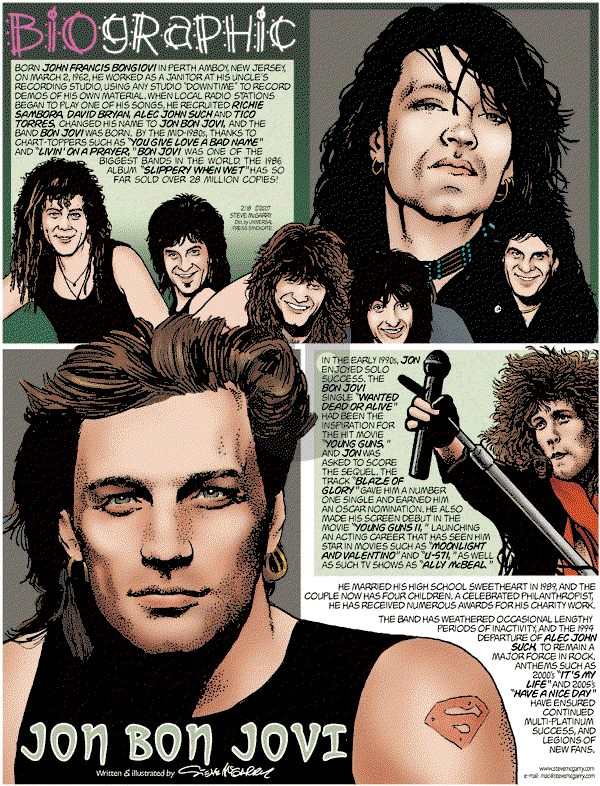 Biographic on Sunday February 18, 2007 Comic Strip