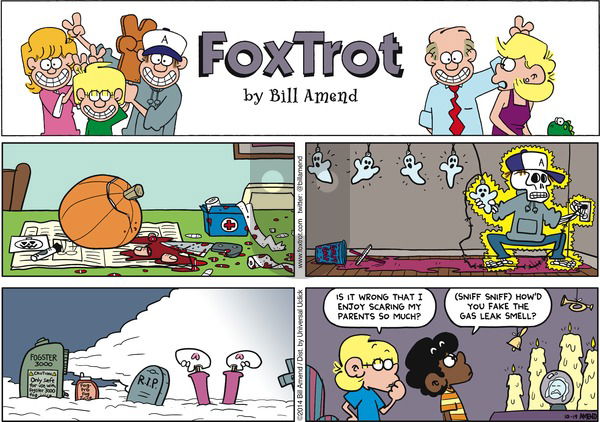 FoxTrot on Sunday October 19, 2014 Comic Strip