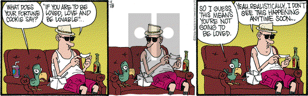 Monty on Tuesday November 18, 2014 Comic Strip