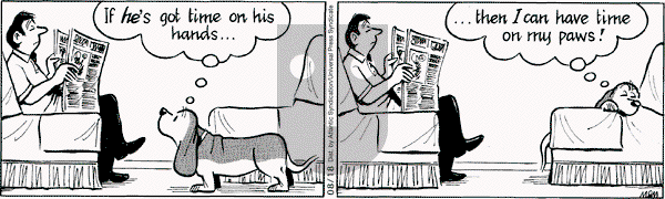 Fred Basset on Tuesday August 18, 2009 Comic Strip