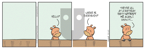 Ink Pen - Saturday December 1, 2007 Comic Strip