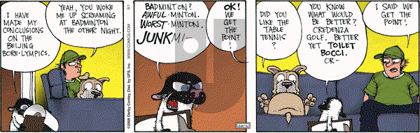 Get Fuzzy on Monday September 1, 2008 Comic Strip