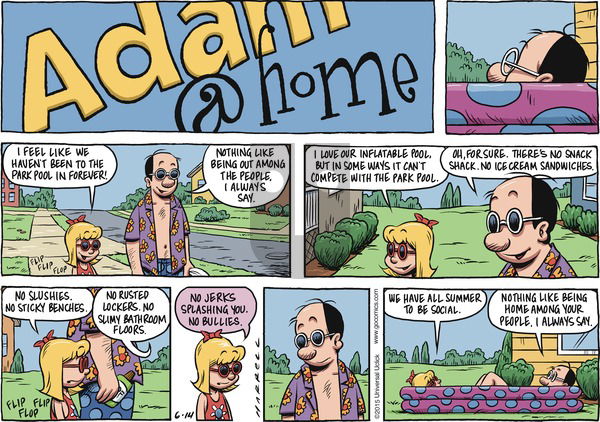 Adam@Home on Sunday June 14, 2015 Comic Strip