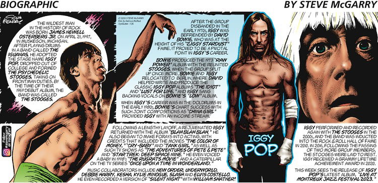 Biographic on Sunday January 26, 2025 Comic Strip