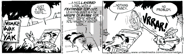 Over the Hedge on Saturday August 9, 1997 Comic Strip