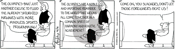 The Born Loser on Saturday September 16, 2000 Comic Strip